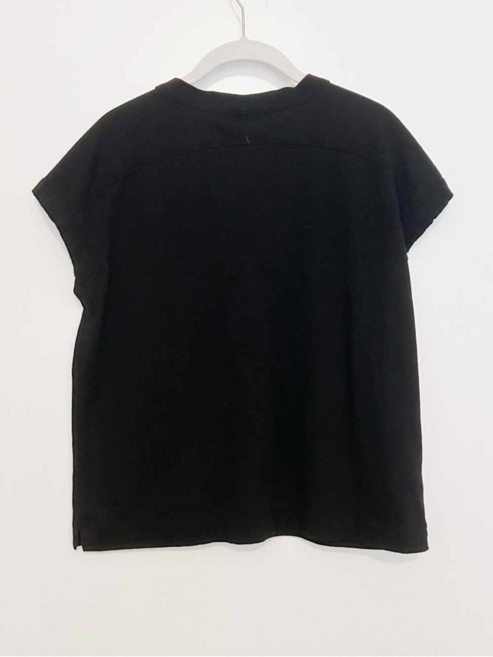 Ann Taylor Factory Button Front V Neck Top - Picture 3 of 6